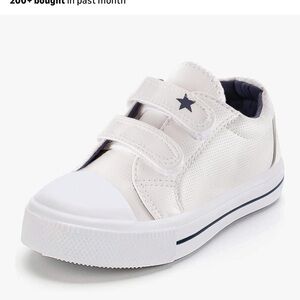 Toddler size 10 white Velcro sneakers